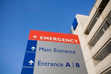 Hospital sign