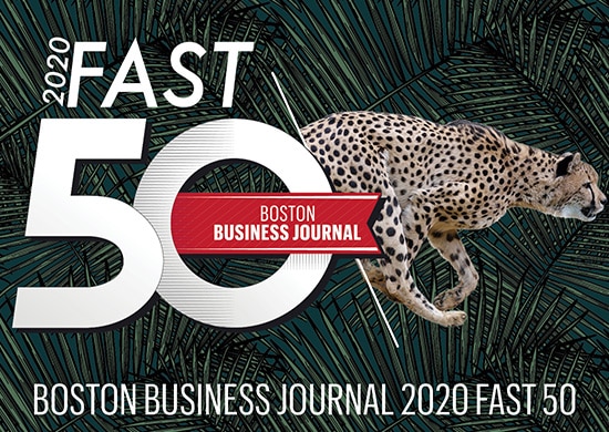 2020 Fast 50 Company by Boston Business Journal