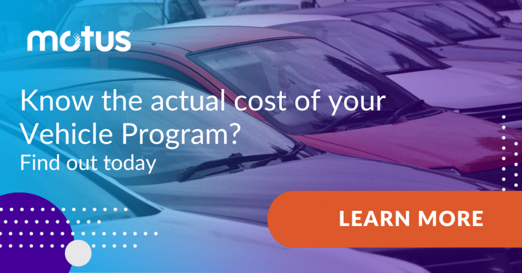 Graphic saying "Know the actual cost of your vehicle program? Find out today."