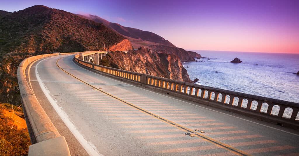 image of pacific coast highway, evoking California Labor Code Section 2802